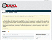 Tablet Screenshot of forums.utahscca.com